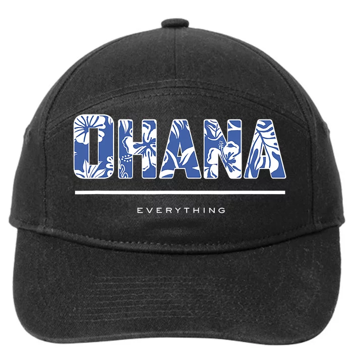 McKenzie Milton Merch Ohana Over Everything Blue 7-Panel Snapback Hat