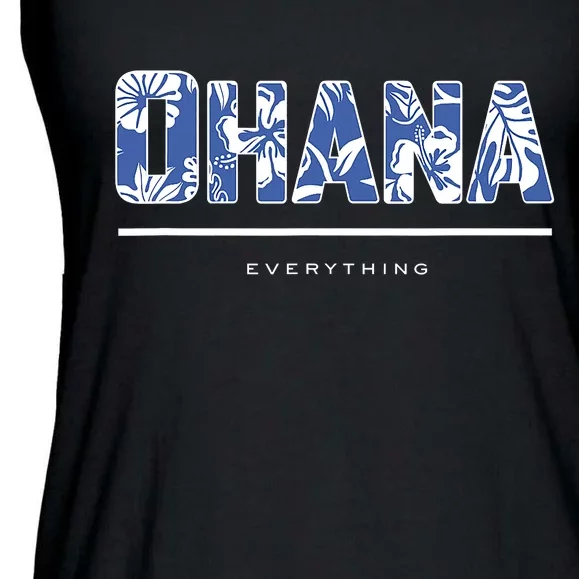 McKenzie Milton Merch Ohana Over Everything Blue Ladies Essential Flowy Tank