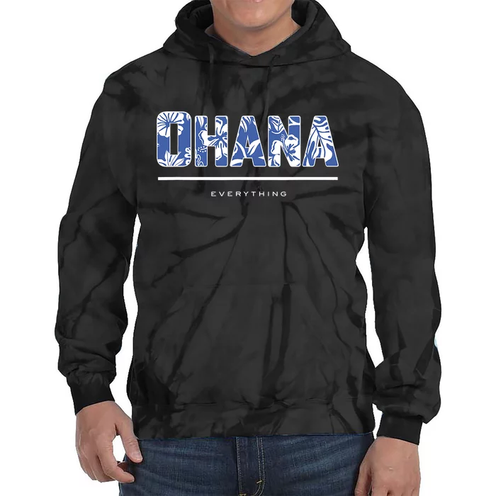 McKenzie Milton Merch Ohana Over Everything Blue Tie Dye Hoodie