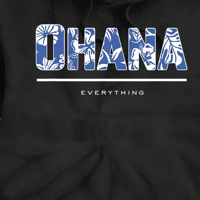 McKenzie Milton Merch Ohana Over Everything Blue Tie Dye Hoodie