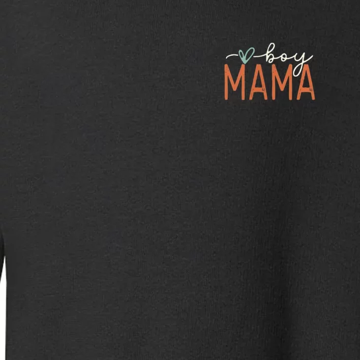 Ma Mama Mom Bruh Funny Mother's Day Front And Back Toddler Sweatshirt