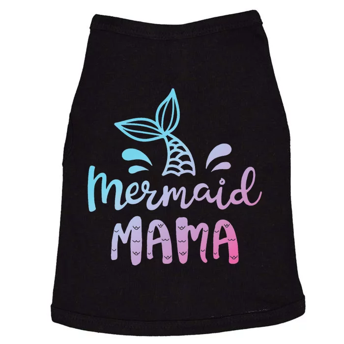 Mermaid Mama Mom Mommy Family Matching Birthday Doggie Tank