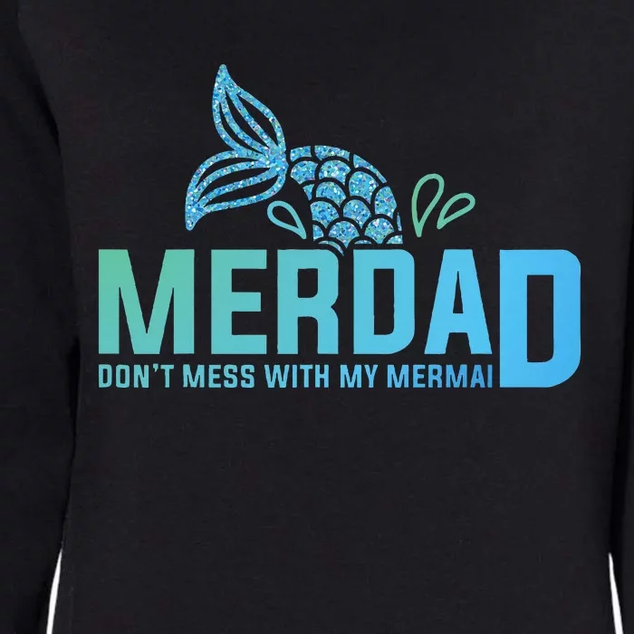 Merdad Merman Mermaid Womens California Wash Sweatshirt