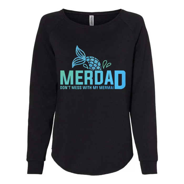 Merdad Merman Mermaid Womens California Wash Sweatshirt