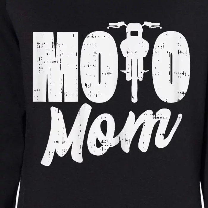 Moto Mom Motorcycle Motocross Dirt Bike Racing Women Gift Womens California Wash Sweatshirt