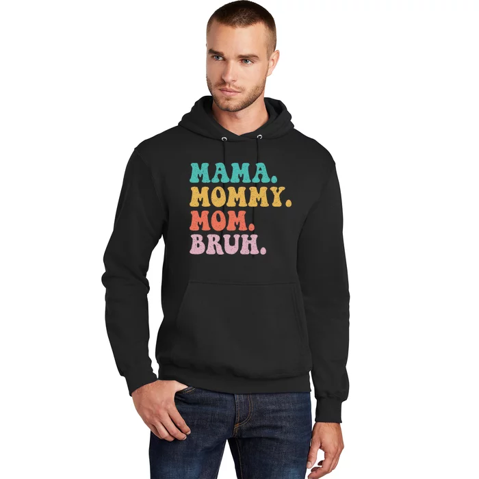 Mama Mommy Mom Bruh Mommy and Me Hoodie