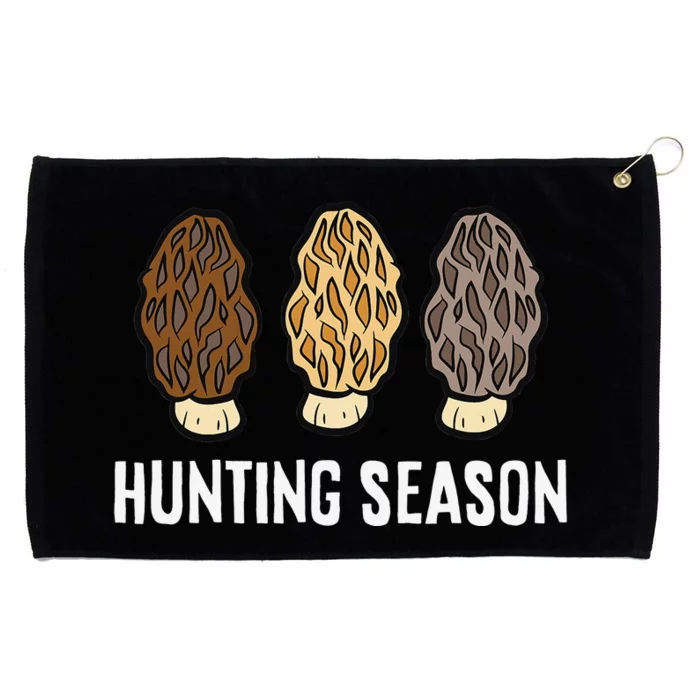 Morel Mushrooms Mycologist Foraging Mushroom Hunting Season Grommeted Golf Towel