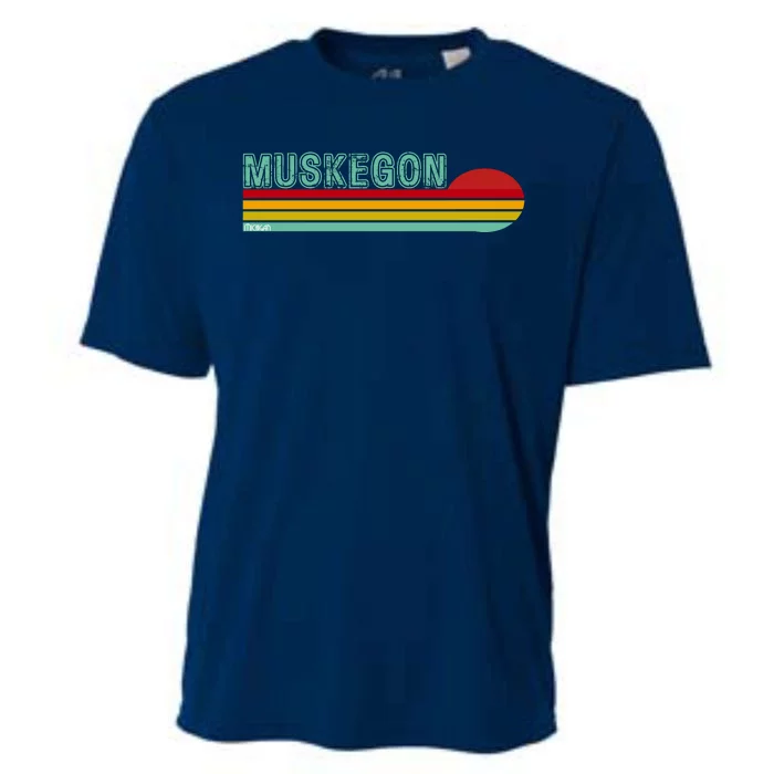 Muskegon Michigan Cooling Performance Crew T-Shirt