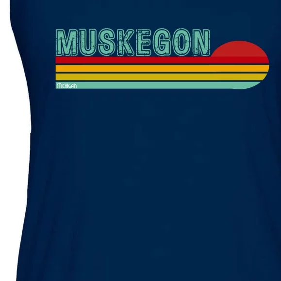 Muskegon Michigan Ladies Essential Flowy Tank