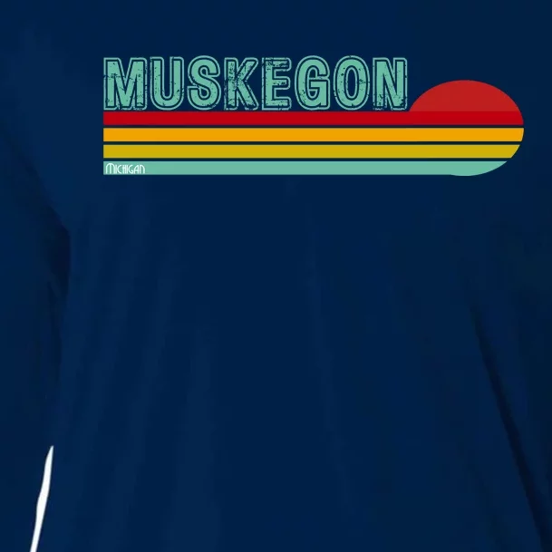 Muskegon Michigan Cooling Performance Long Sleeve Crew