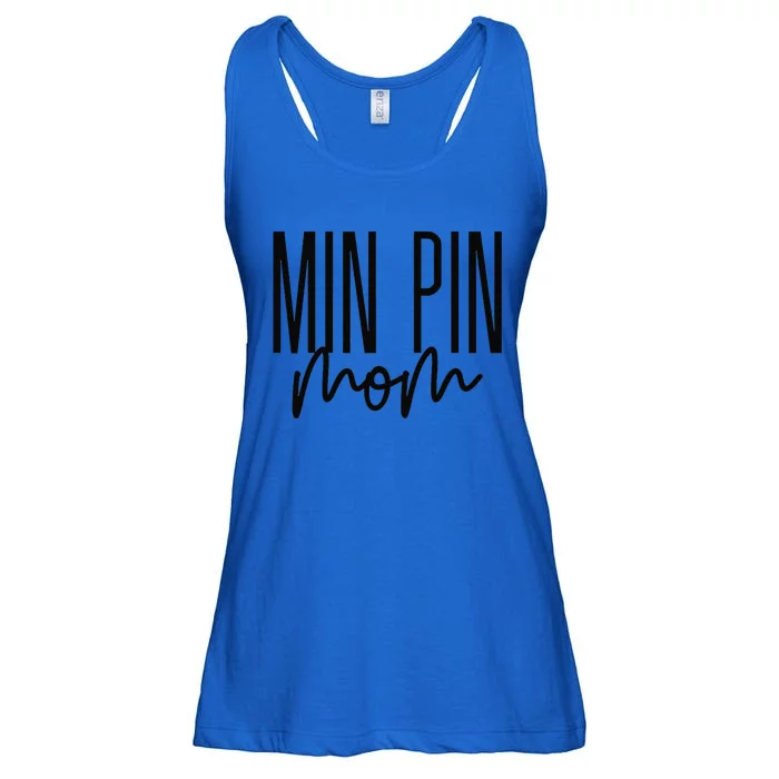 Minpin Mom Miniature Pinscher Dog Mom Min Pin Ladies Essential Flowy Tank