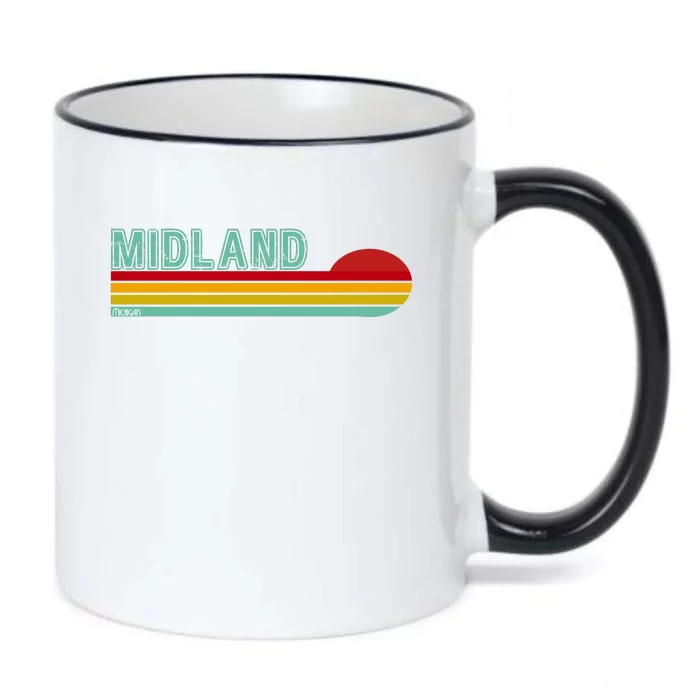 Midland Michigan Black Color Changing Mug