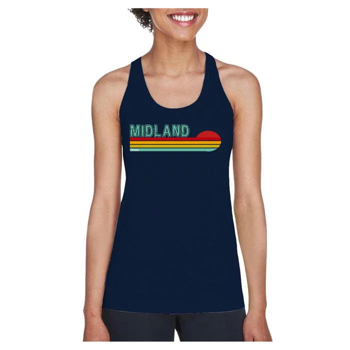 Midland Michigan Women's Racerback Tank