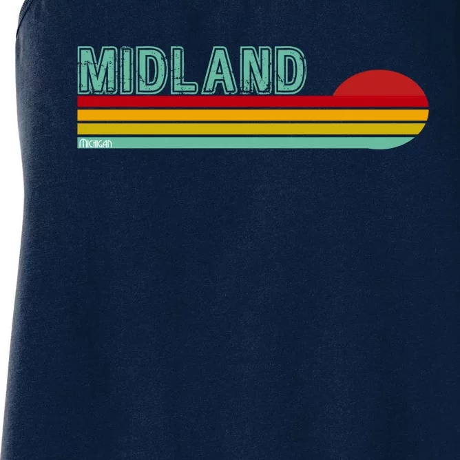 Midland Michigan Women's Racerback Tank