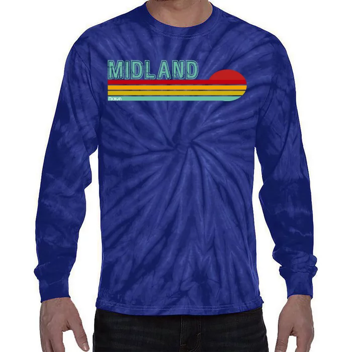 Midland Michigan Tie-Dye Long Sleeve Shirt