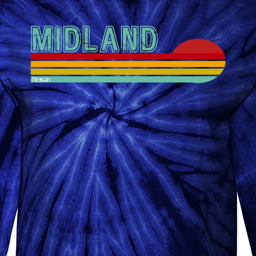 Midland Michigan Tie-Dye Long Sleeve Shirt