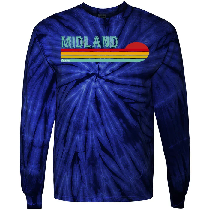 Midland Michigan Tie-Dye Long Sleeve Shirt