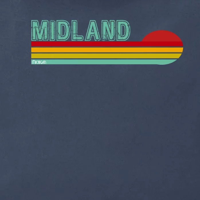 Midland Michigan Zip Tote Bag