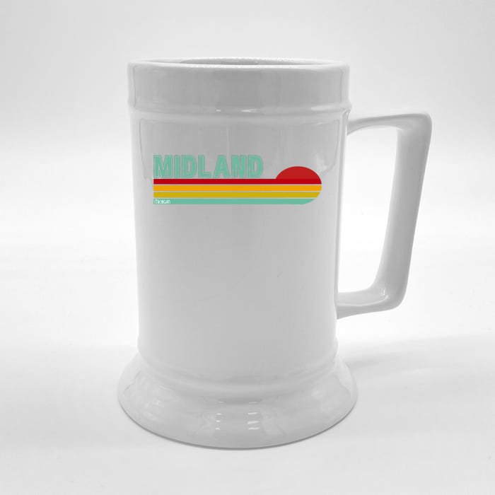 Midland Michigan Front & Back Beer Stein