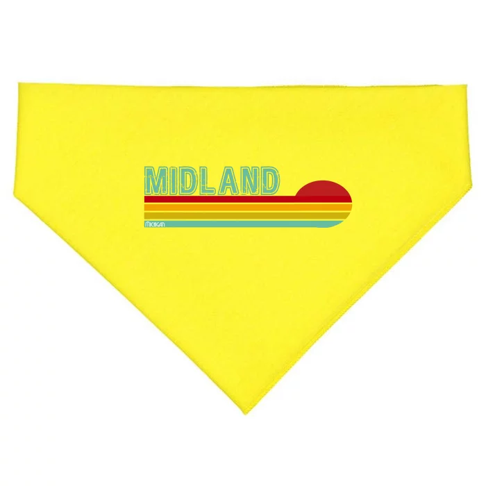 Midland Michigan USA-Made Doggie Bandana