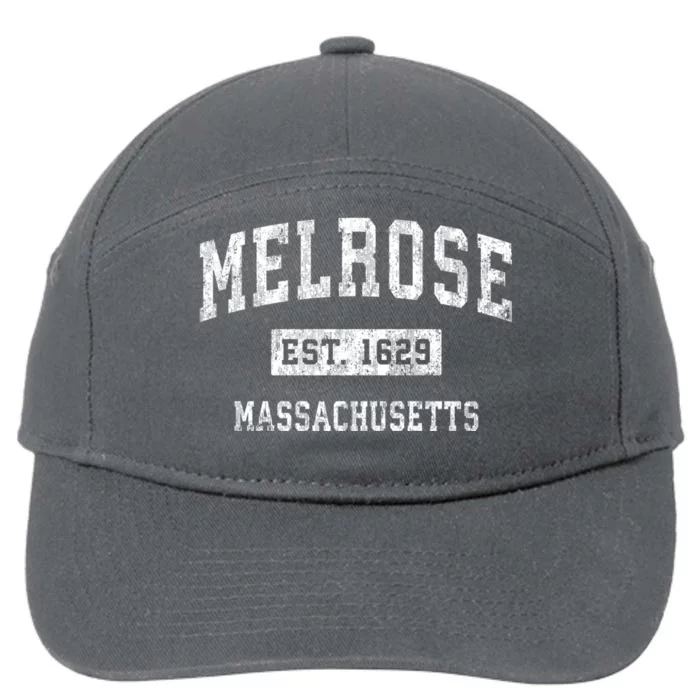 Melrose Massachusetts Ma Vintage Established Sports Design 7-Panel Snapback Hat