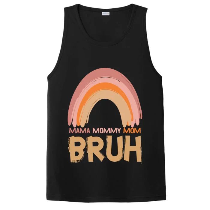 Mama Mommy Mom Bruh Proud Moms Of Designs Gift Performance Tank