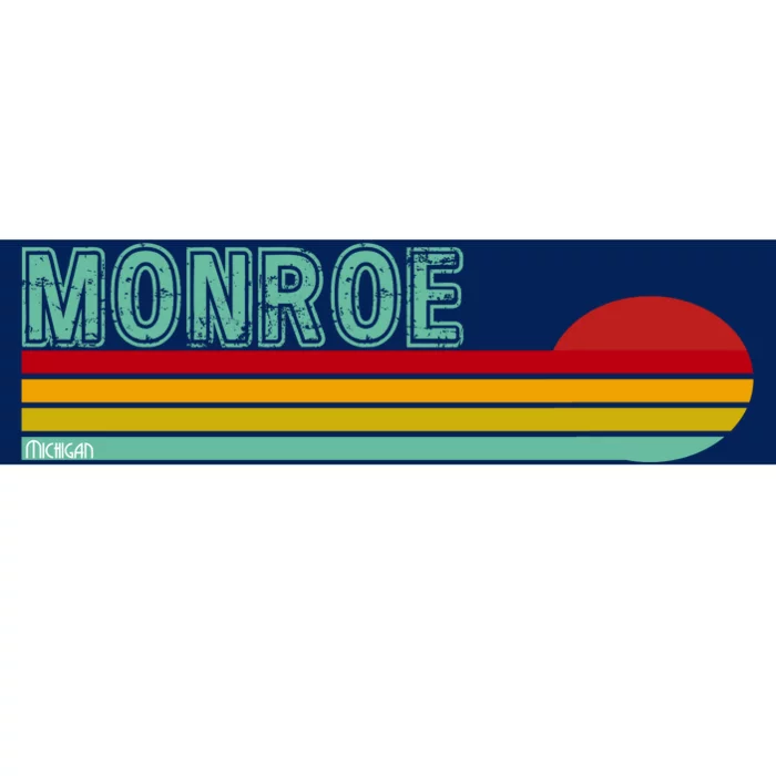 Monroe Michigan Bumper Sticker