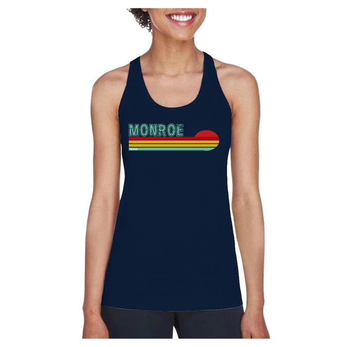 Monroe Michigan Women's Racerback Tank