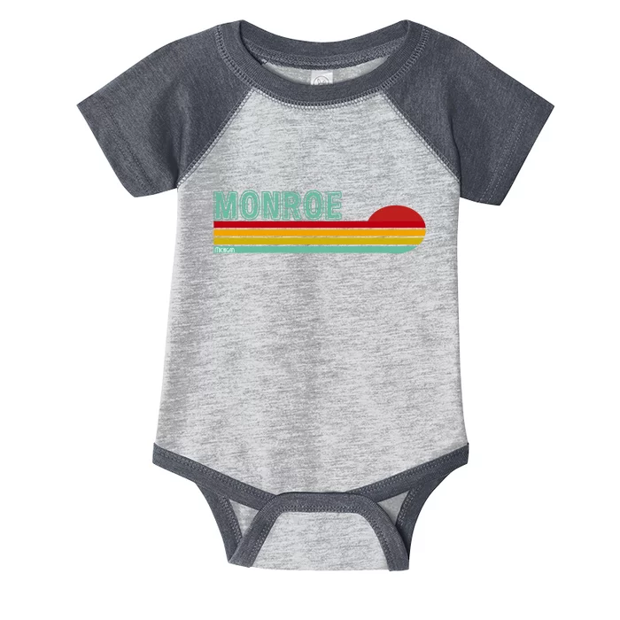 Monroe Michigan Infant Baby Jersey Bodysuit