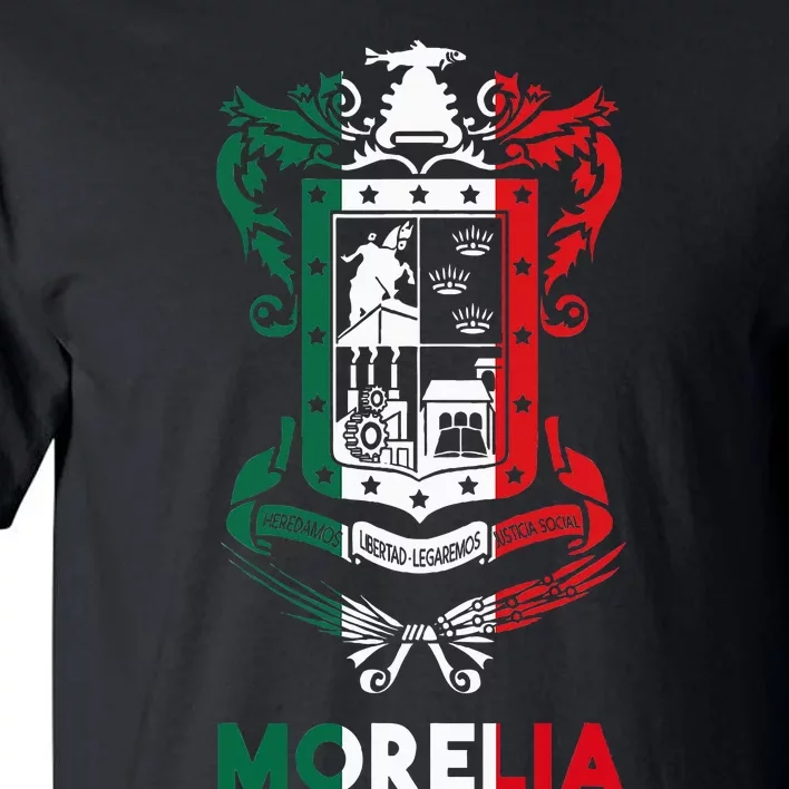 Morelia Michoacan Mexico Escudo Y Lema Arte Emblem Merch Tall T-Shirt