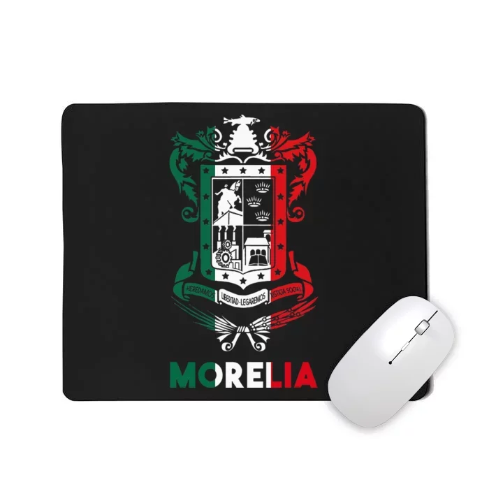 Morelia Michoacan Mexico Escudo Y Lema Arte Emblem Merch Mousepad