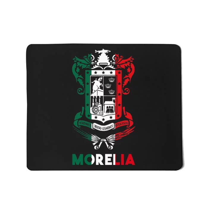 Morelia Michoacan Mexico Escudo Y Lema Arte Emblem Merch Mousepad