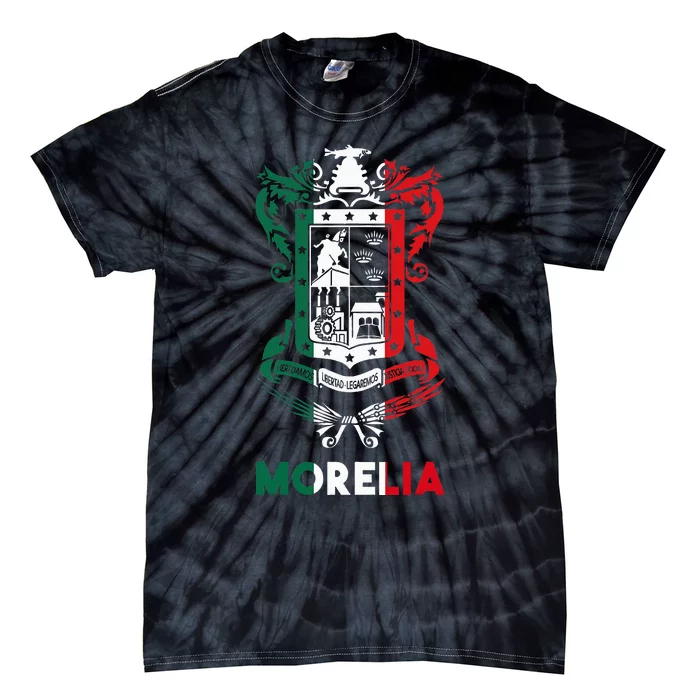 Morelia Michoacan Mexico Escudo Y Lema Arte Emblem Merch Tie-Dye T-Shirt