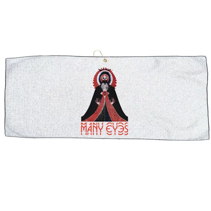 Manyeyesmusic Mystic Man Large Microfiber Waffle Golf Towel