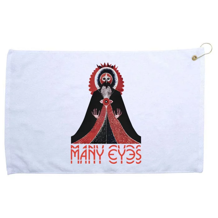 Manyeyesmusic Mystic Man Grommeted Golf Towel