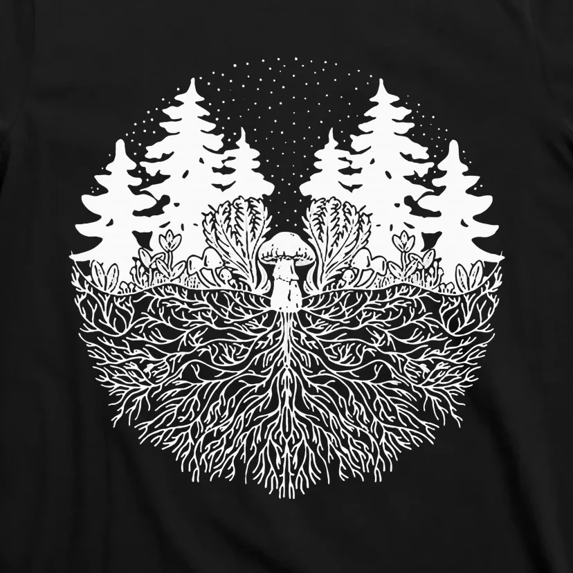 Mycelium Mushroom T-Shirt