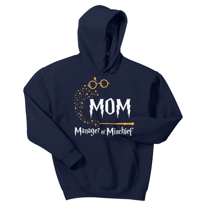 Magical Mom Manager Of Mischief Mother's Day Kids Hoodie