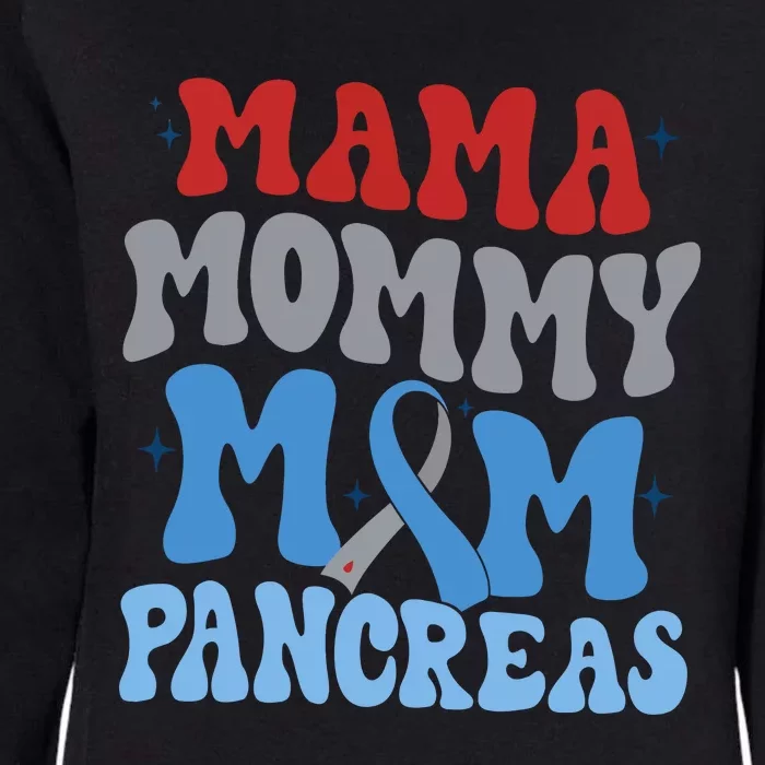 Mama Mommy Mom Pancrease Awareness Womens California Wash Sweatshirt