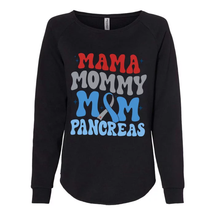 Mama Mommy Mom Pancrease Awareness Womens California Wash Sweatshirt