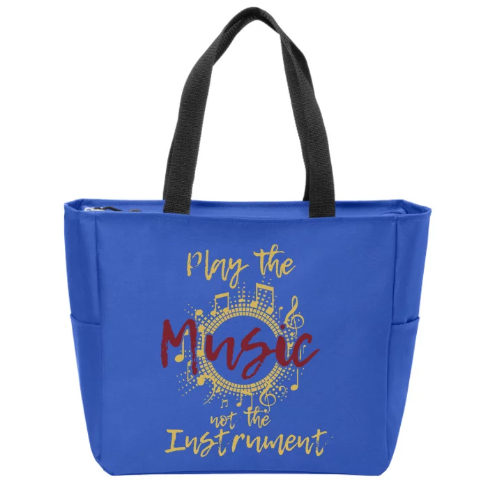 Musican Music Music Instruts Notes Design Gift Zip Tote Bag