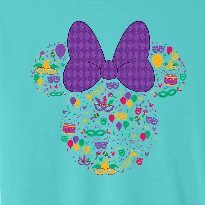 Minnie Mouse Mardi Gras Carnival Holiday Icon ChromaSoft Performance T-Shirt