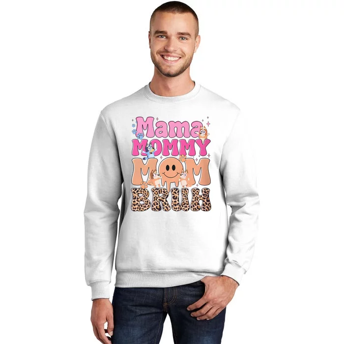 Mama Mommy Mom Bruh Family Matching MotherS Day Sweatshirt