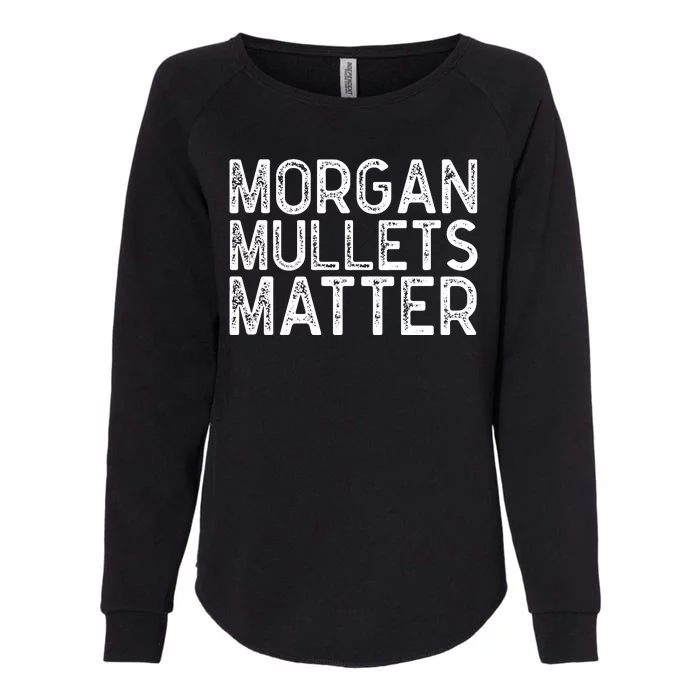 Morgan Mullets Matter Country Music Womens California Wash Sweatshirt