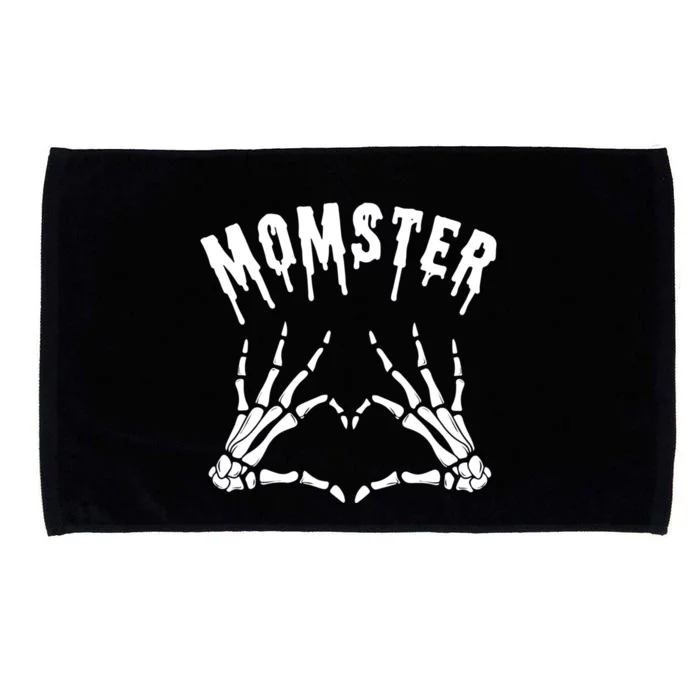 Momster Mommy Mother Monster Halloween Matching Costume Gift Microfiber Hand Towel