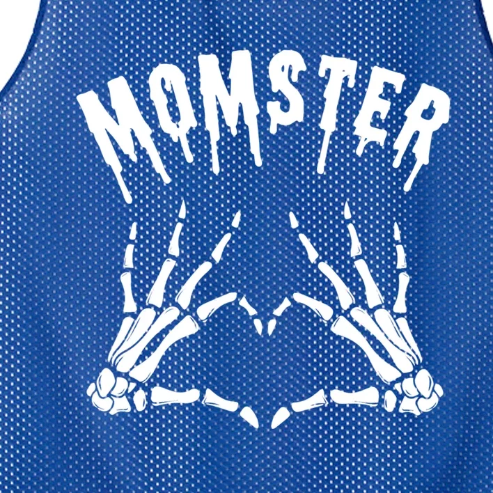 Momster Mommy Mother Monster Halloween Matching Costume Gift Mesh Reversible Basketball Jersey Tank