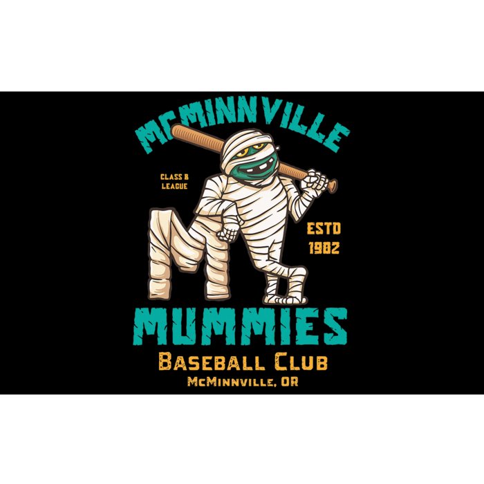 Mcminnville Mummies Minor League Retro Baseball Bumper Sticker