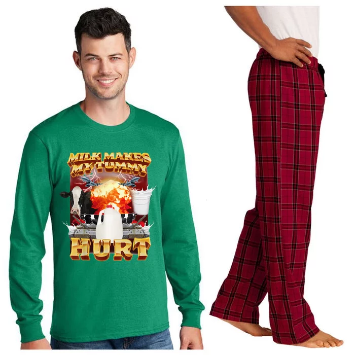 Milk Makes My Tummy Hurt Long Sleeve Pajama Set