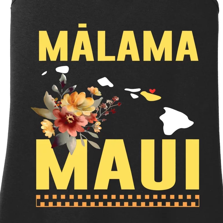 Malama Maui Malama Strong Hawaii Ladies Essential Tank