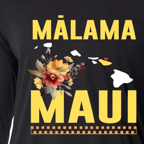 Malama Maui Malama Strong Hawaii Cooling Performance Long Sleeve Crew