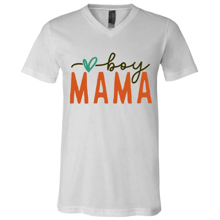 Mama Ma Mommy Mom Bruh V-Neck T-Shirt